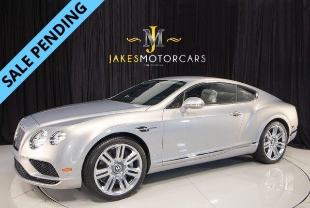 2017 Bentley Continental GT W12 ($240,925 MSRP) *MULLINER DRIVING SPEC* *EXTREME SILVER ON LINEN* *ONLY 11,000 MILES*