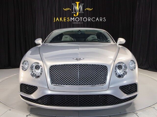 2017 Bentley Continental GT W12 ($240,925 MSRP) *MULLINER DRIVING SPEC* *EXTREME SILVER ON LINEN* *ONLY 11,000 MILES* San Diego CA