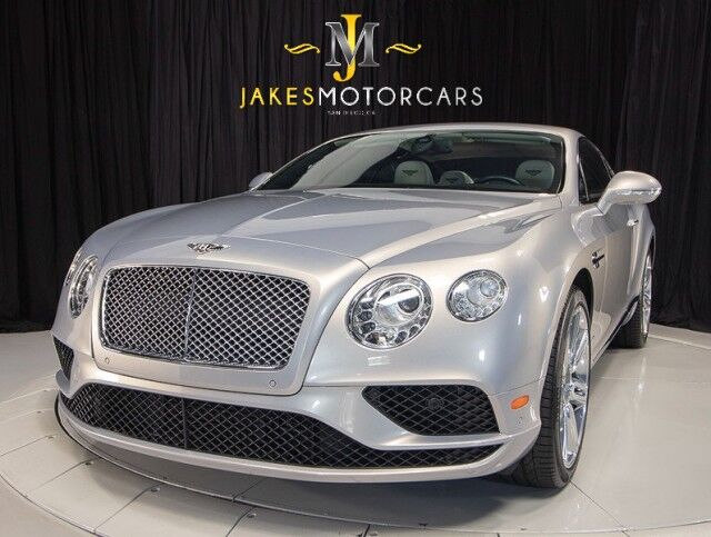 2017 Bentley Continental GT W12 ($240,925 MSRP) *MULLINER DRIVING SPEC* *EXTREME SILVER ON LINEN* *ONLY 11,000 MILES* San Diego CA