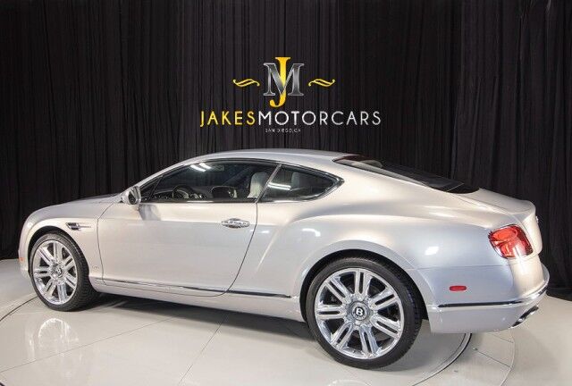 2017 Bentley Continental GT W12 ($240,925 MSRP) *MULLINER DRIVING SPEC* *ONLY 11,000 MILES* *EXTREME SILVER ON LINEN* San Diego CA