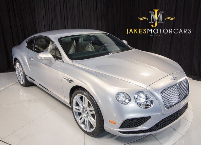 2017 Bentley Continental GT W12 ($240,925 MSRP) *MULLINER DRIVING SPEC* *ONLY 11,000 MILES* *EXTREME SILVER ON LINEN* San Diego CA