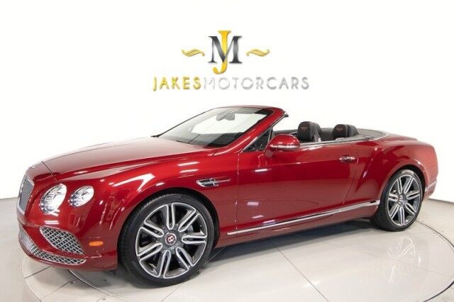 2017 Bentley Continental GTC Convertible V8 *($248,985 MSRP) *MULLINER DRIVING SPEC* *CANDY RED* *ONLY 11,000 MILES*