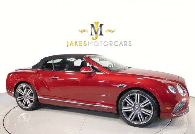 2017 Bentley Continental GTC Convertible V8 *($248,985 MSRP) *MULLINER DRIVING SPEC* *CANDY RED* *ONLY 11,000 MILES* San Diego CA
