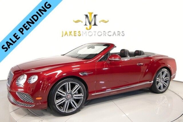 2017 Bentley Continental GTC Convertible V8 *($248,985 MSRP) *MULLINER DRIVING SPEC* *CANDY RED* *ONLY 11,000 MILES*
