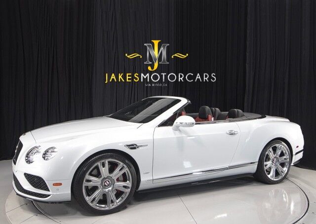 2017 Bentley Continental GTC V8 S Convertible ($254,895 MSRP) *MULLINER DRIVING SPEC* *ICE ON HOTSPUR RED* *ONLY 10,000 MILES* *1-OWNER SINCE NEW*