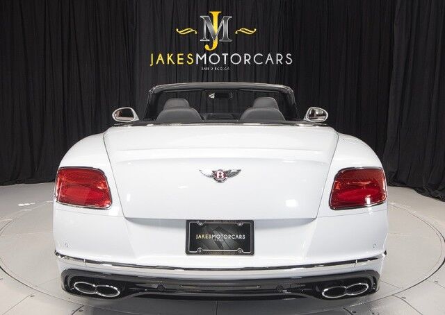 2017 Bentley Continental GTC V8 S Convertible ($254,895 MSRP) *MULLINER DRIVING SPEC* *ICE ON HOTSPUR RED* *ONLY 10,000 MILES* San Diego CA