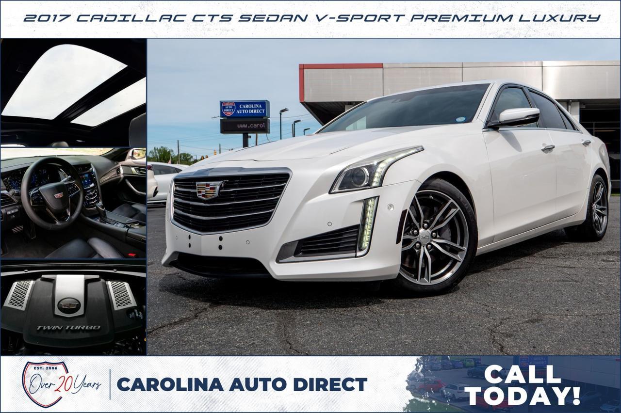 2017 Cadillac CTS Sedan V-Sport Premium / Twin Turbo / Bose Audio!
