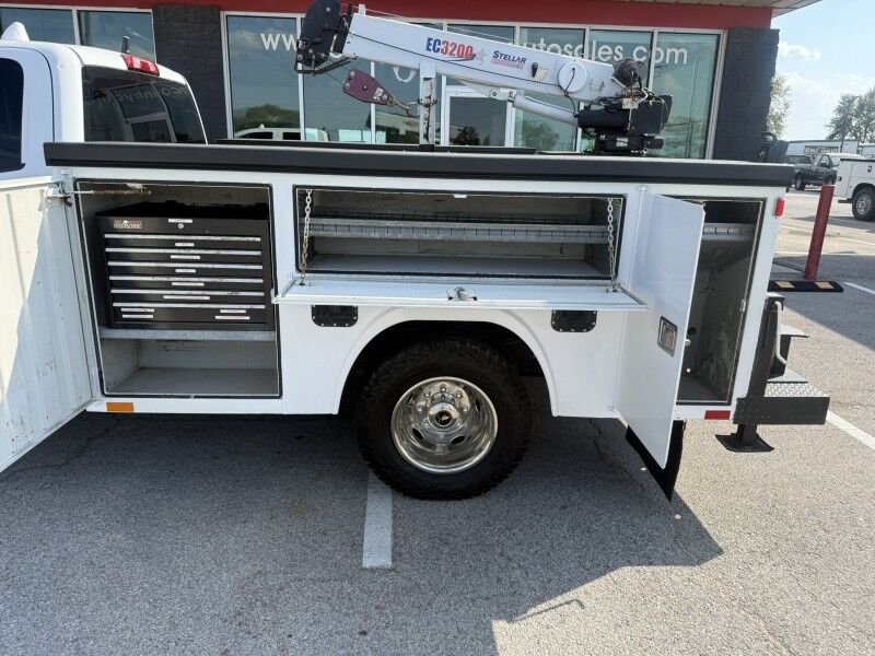 2017 Chevrolet 3500HD DRW 4x4 Utility w/ Stellar Crane Work Truck Collinsville OK