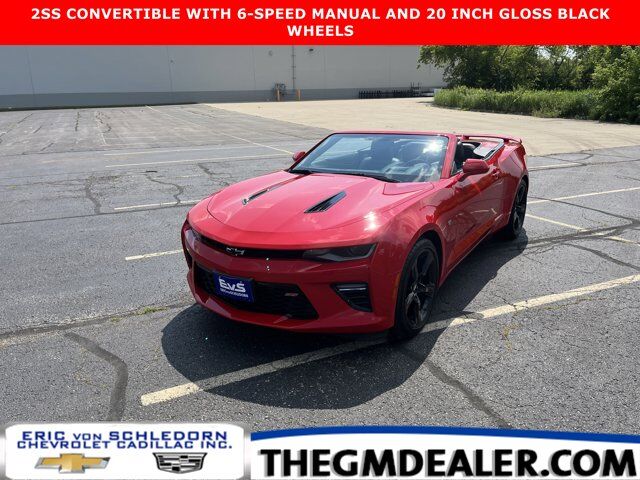 2017 Chevrolet Camaro 2SS Conv 6-Speed Manual w/BlackTop 20s HtdCldMemLthr HtdSteeringWheel BlackBowties Dual-ModeExhaust Milwaukee WI