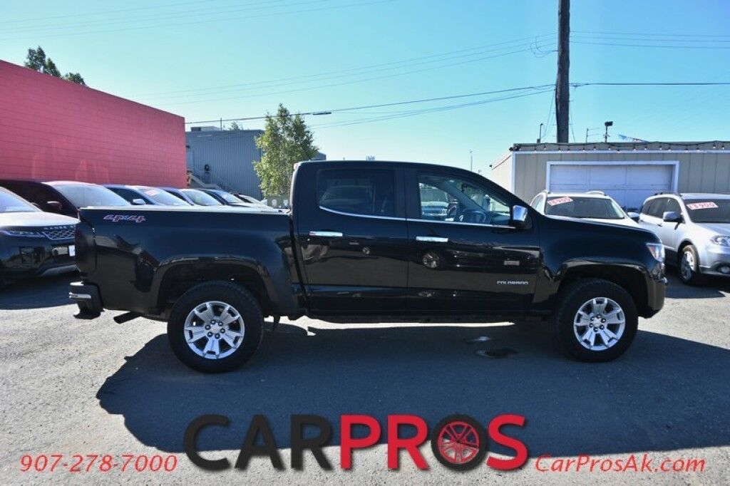 2017 Chevrolet Colorado LT - 4X4 - 3.6L V6 - Crew Cab - Chrome Luxury Pkg - Convenience Pkg - Auto Start - Heated Leather Seats - Front Collision Alert & Lane Departure - Back Up Camera - Tonneau Cover - Tow Pkg Anchorage AK
