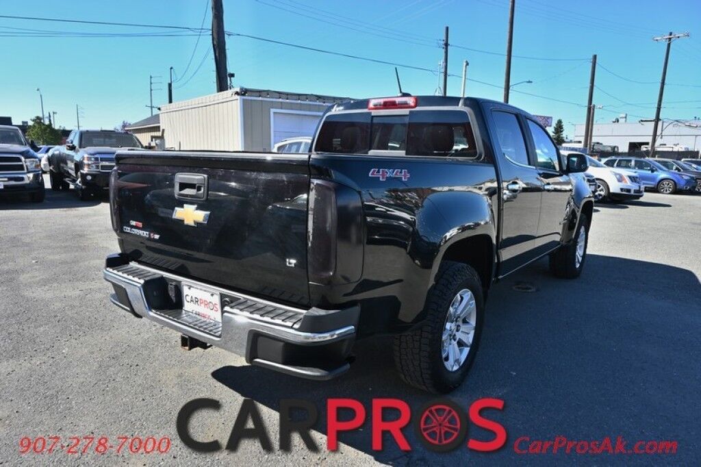 2017 Chevrolet Colorado LT - 4X4 - 3.6L V6 - Crew Cab - Chrome Luxury Pkg - Convenience Pkg - Auto Start - Heated Leather Seats - Front Collision Alert & Lane Departure - Back Up Camera - Tonneau Cover - Tow Pkg Anchorage AK