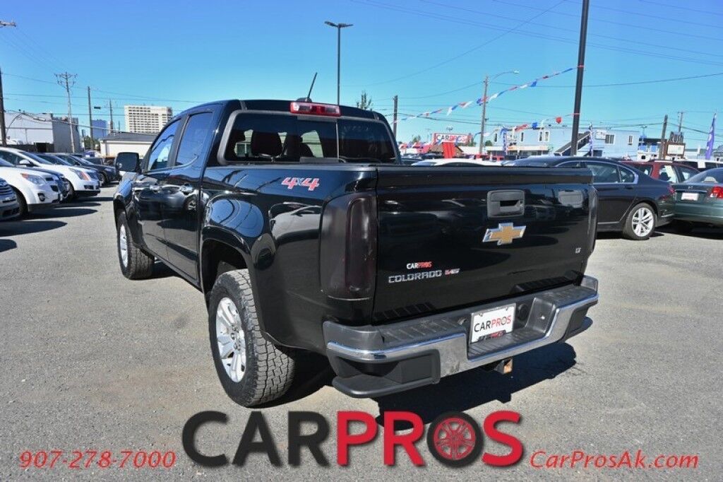 2017 Chevrolet Colorado LT - 4X4 - 3.6L V6 - Crew Cab - Chrome Luxury Pkg - Convenience Pkg - Auto Start - Heated Leather Seats - Front Collision Alert & Lane Departure - Back Up Camera - Tonneau Cover - Tow Pkg Anchorage AK