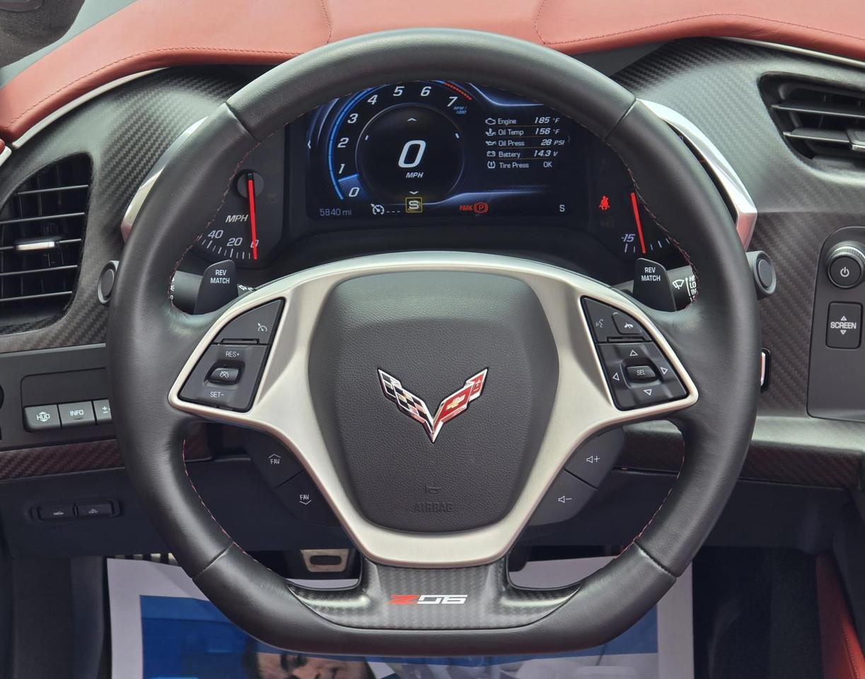 2017 Chevrolet Corvette Z06 Convertible W/3LZ and Performance Package Concord NC