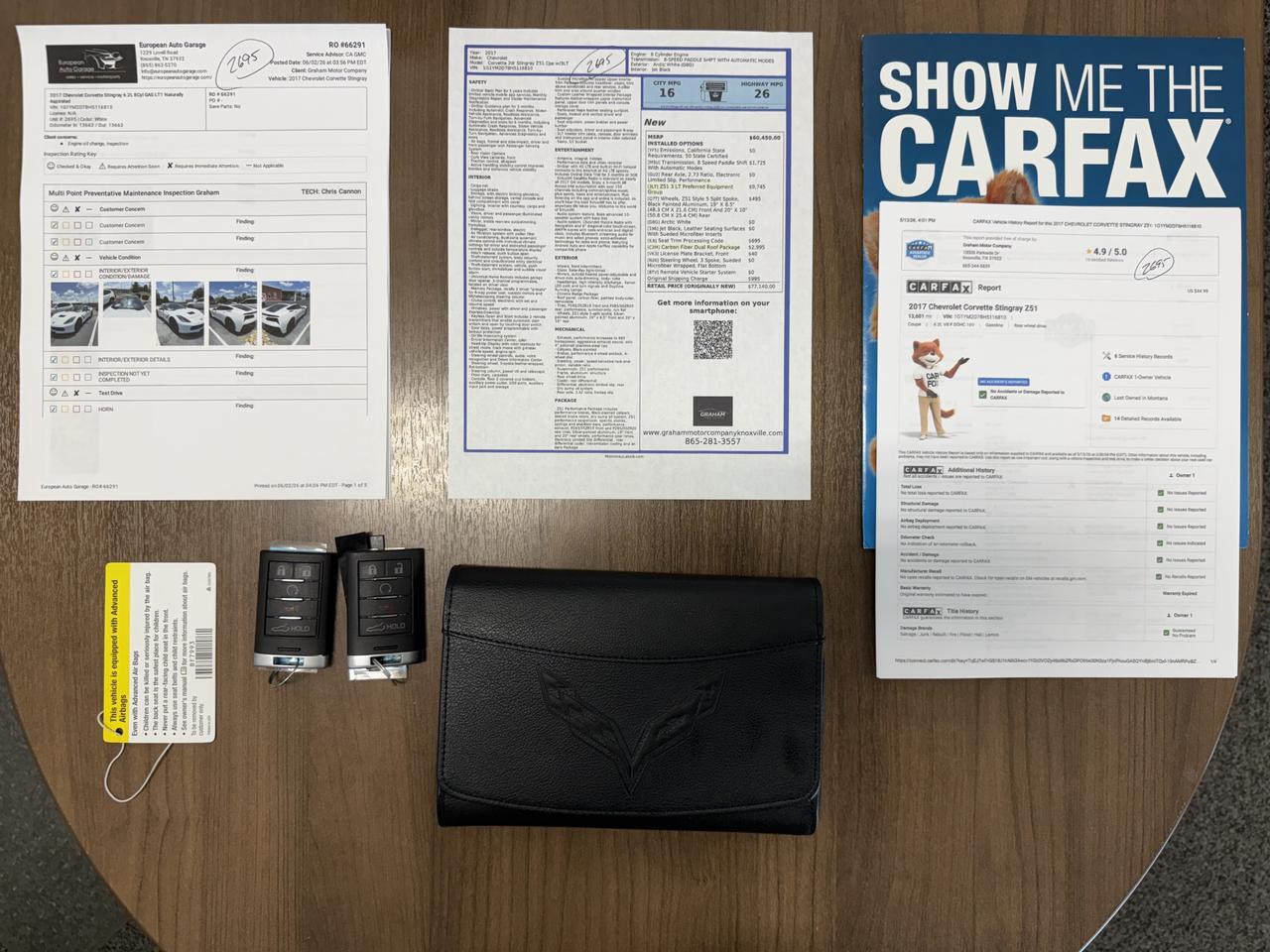 2017 Chevrolet Corvette Z51 3LT Knoxville TN