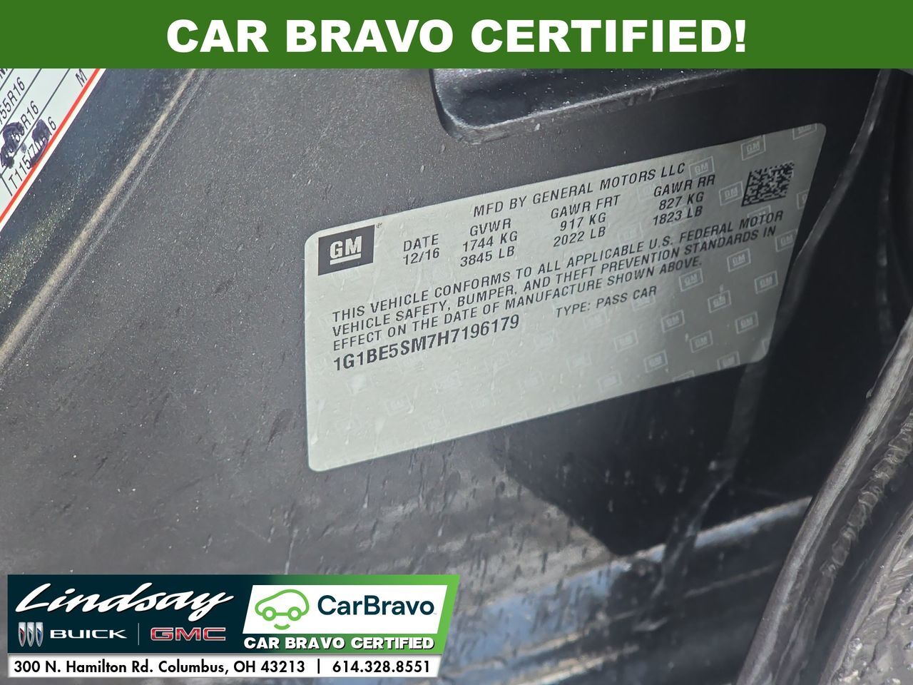 2017 Chevrolet Cruze LT Columbus OH