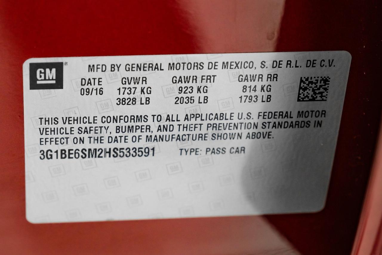 2017 Chevrolet Cruze LT HATCHBACK AUTOMATIC HEATED SEATS REAR CAMERA KEYLESS START BLUETOOTH Carrollton TX