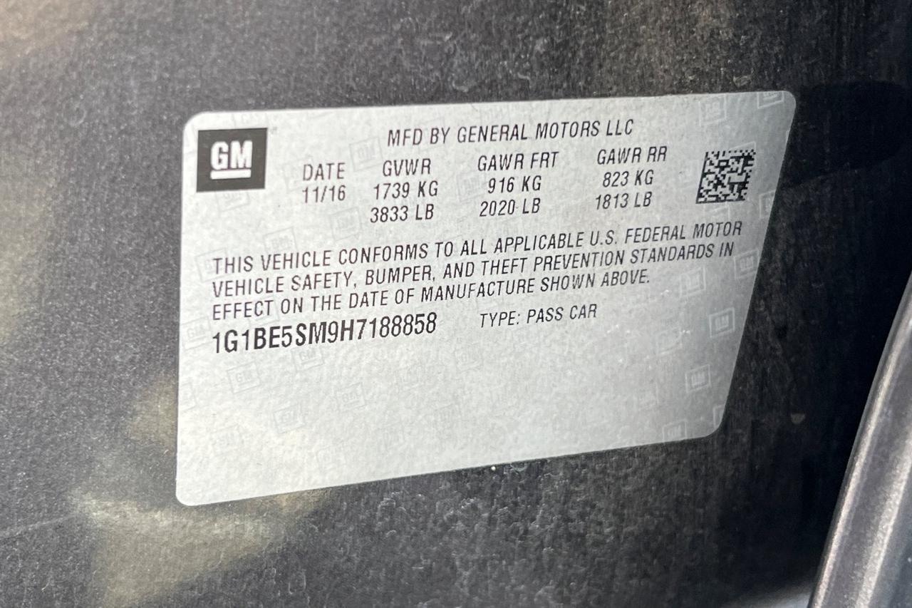 2017 Chevrolet Cruze LT Roseville CA