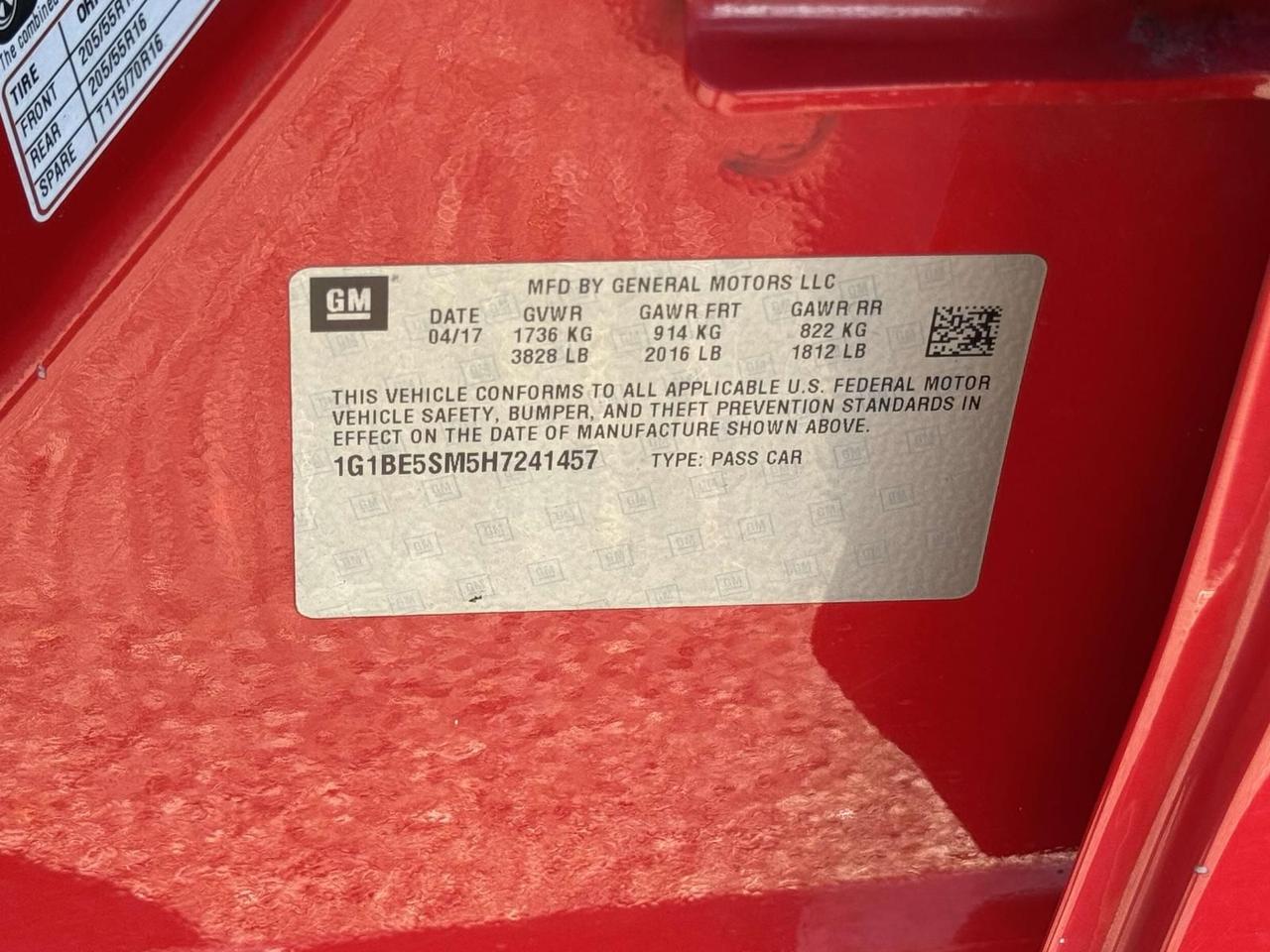 2017 Chevrolet Cruze LT Alexandria VA