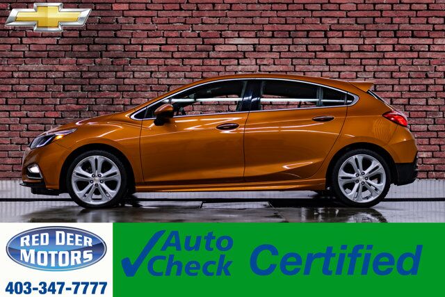 2017 Chevrolet Cruze Premier RS Hatchback Leather BCam Red Deer AB