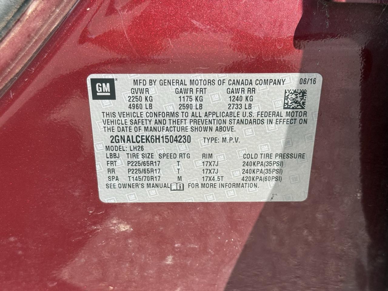 2017 Chevrolet Equinox LT Crestwood KY