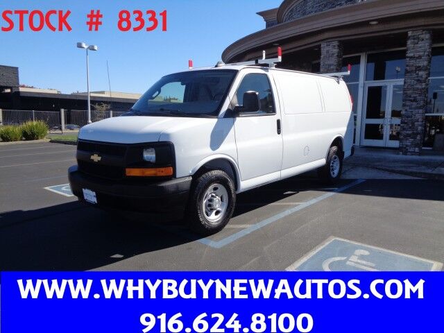 2017 Chevrolet Express 2500 ~ Ladder Rack & Shelves ~ Only 17K Miles! Rocklin CA