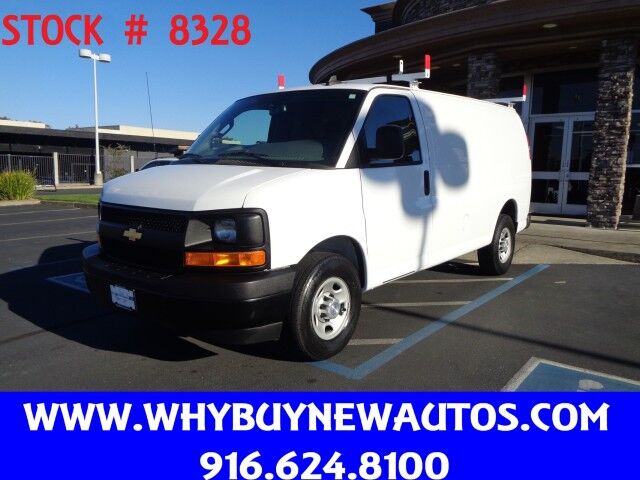 2017 Chevrolet Express 2500 ~ Ladder Rack & Shelves ~ Only 33K Miles! Rocklin CA