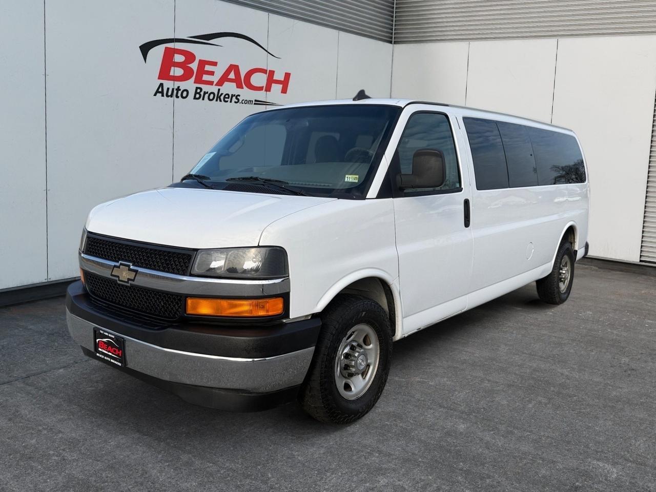 2017 Chevrolet Express Passenger LT, BLUETOOTH, USB, AUX, AUTOMATIC HEADLIGHTS, POWERED WINDOWS, STEERING WHEEL CONTROLS, KEYLESS ENTRY, 12 SEATS, CLEAN CARFAX!