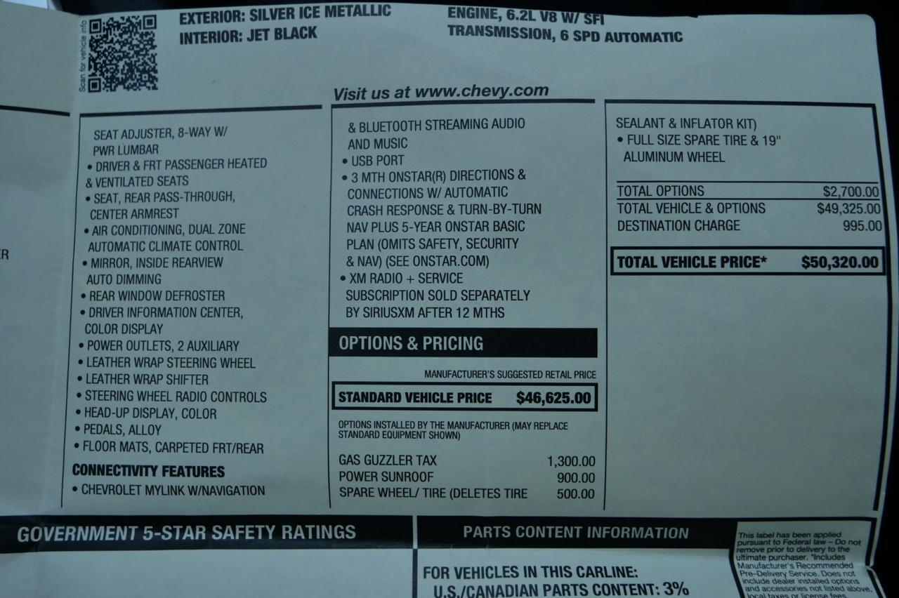 2017 Chevrolet SS / 6.2L V8 / Cooled Seats / Sunroof / Lexani Wheels! Lincolnton NC