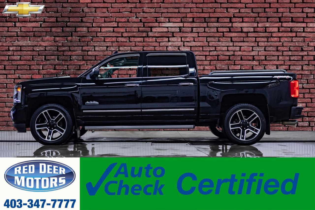 2017 Chevrolet Silverado 1500 4x4 Crew Cab High Country Leather Roof Nav BCam Red Deer AB