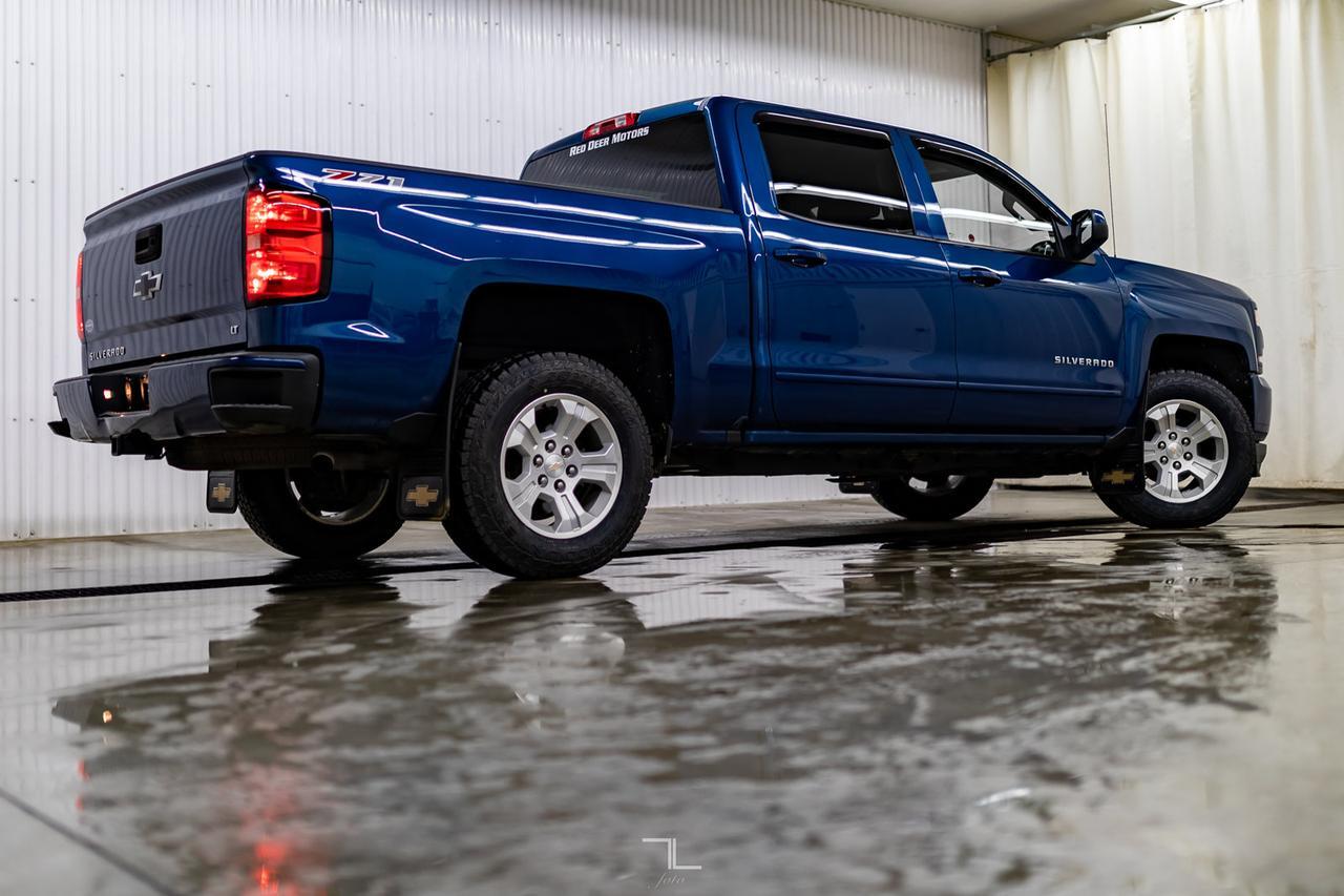 2017 Chevrolet Silverado 1500 4x4 Crew Cab LT Z71 Leather BCam Red Deer AB