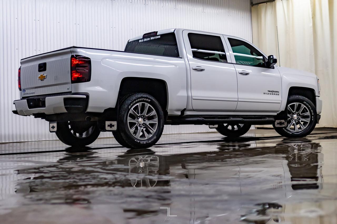 2017 Chevrolet Silverado 1500 4x4 Crew Cab LT Z71 True North Leather Bcam Red Deer AB