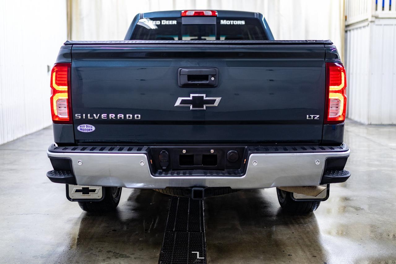2017 Chevrolet Silverado 1500 4x4 Crew Cab LTZ Longbox Leather Nav BCam Red Deer AB
