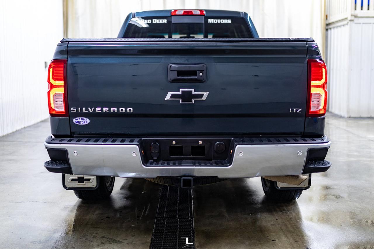 2017 Chevrolet Silverado 1500 4x4 Crew Cab LTZ Longbox Leather Nav BCam Red Deer AB