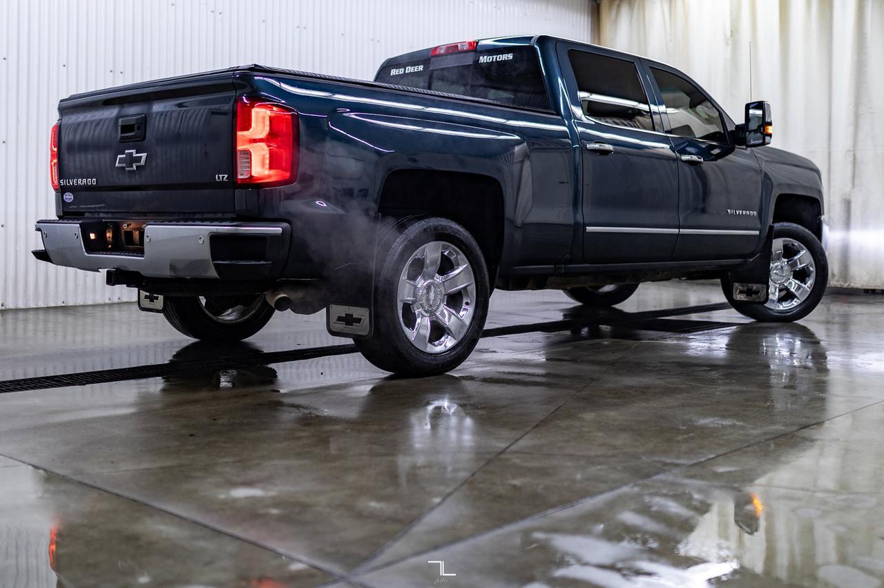 2017 Chevrolet Silverado 1500 4x4 Crew Cab LTZ Longbox Leather Nav BCam Red Deer AB