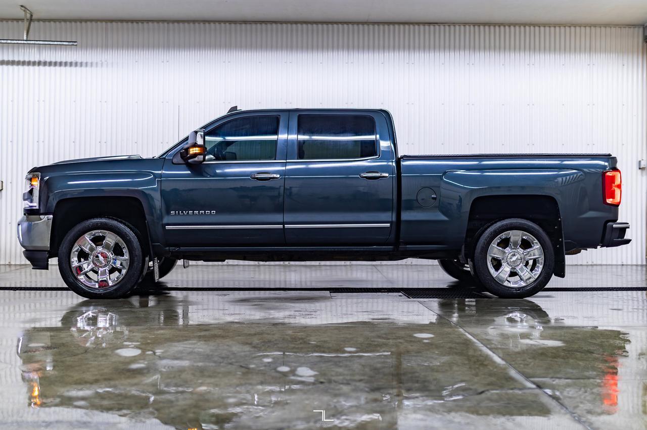 2017 Chevrolet Silverado 1500 4x4 Crew Cab LTZ Longbox Leather Nav BCam Red Deer AB