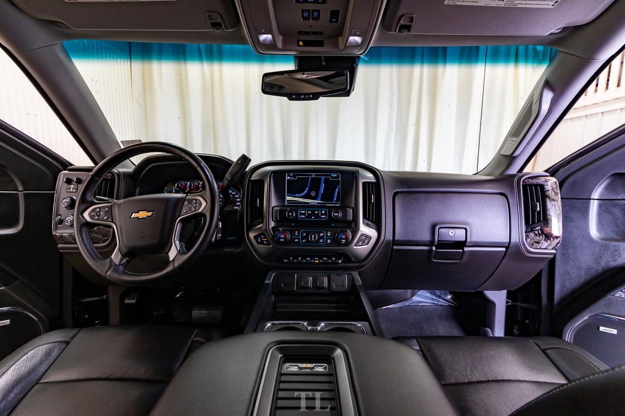 2017 Chevrolet Silverado 1500 4x4 Crew Cab LTZ Real Tree Leather Roof Nav Red Deer AB