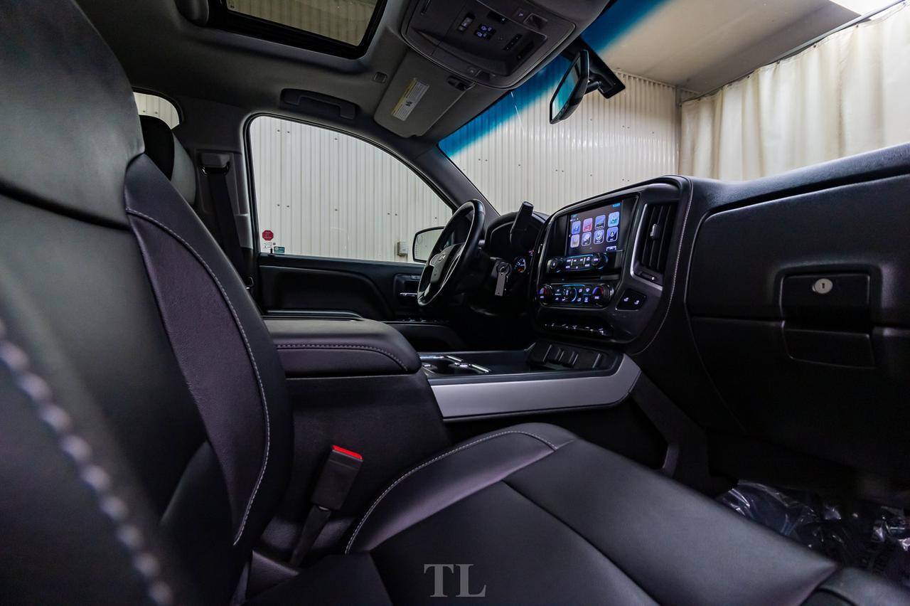 2017 Chevrolet Silverado 1500 4x4 Crew Cab LTZ Z71 Leather Roof BCam Red Deer AB