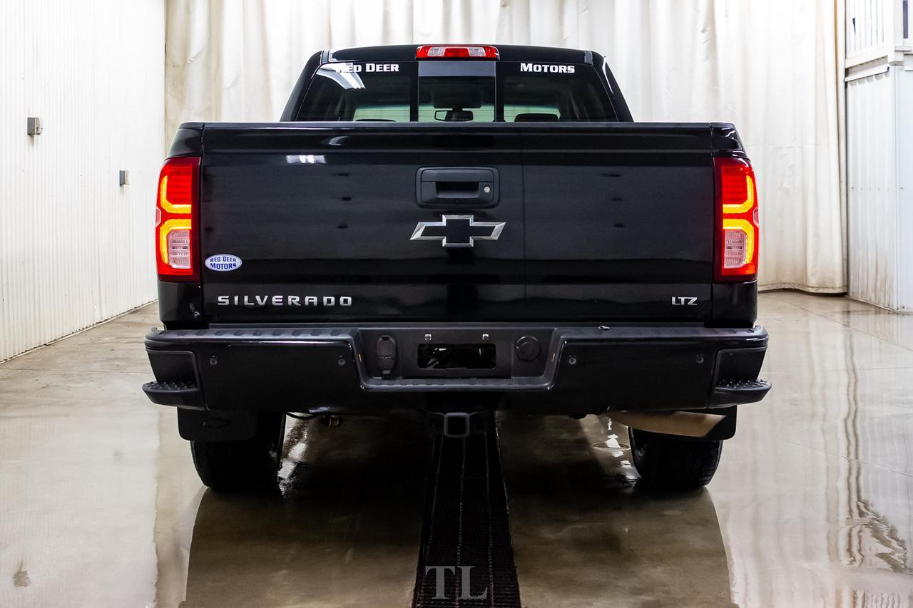 2017 Chevrolet Silverado 1500 4x4 Crew Cab LTZ Z71 Leather Roof BCam Red Deer AB
