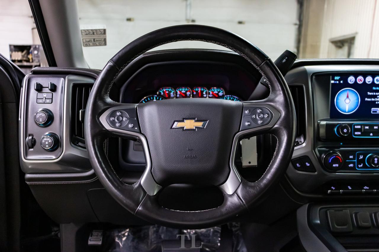 2017 Chevrolet Silverado 1500 4x4 Crew Cab LTZ Z71 Leather Roof BCam Red Deer AB