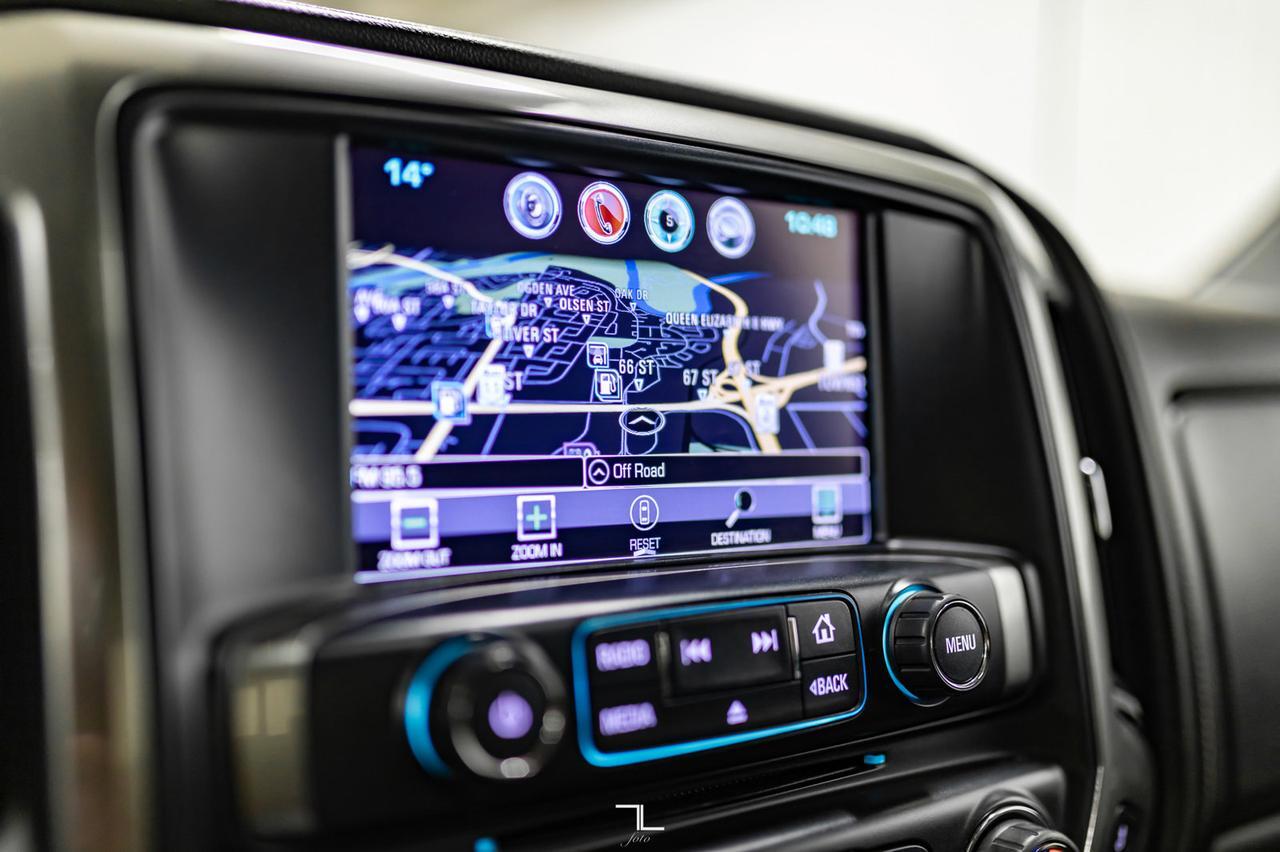 2017 Chevrolet Silverado 1500 4x4 Crew Cab LTZ Z71 Leather Roof Nav 6" Lift Red Deer AB