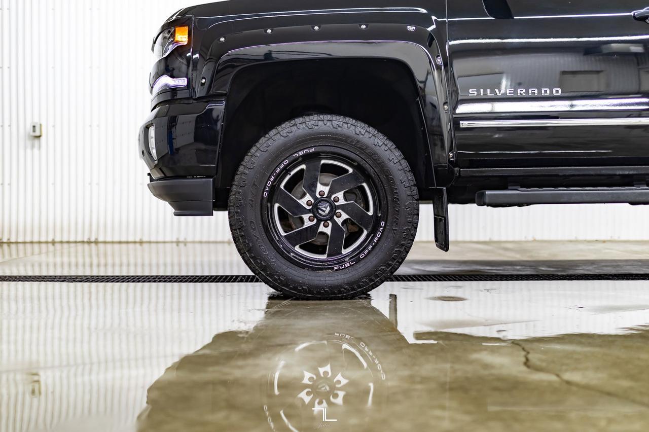 2017 Chevrolet Silverado 1500 4x4 Crew Cab LTZ Z71 Leather Roof Nav 6" Lift Red Deer AB