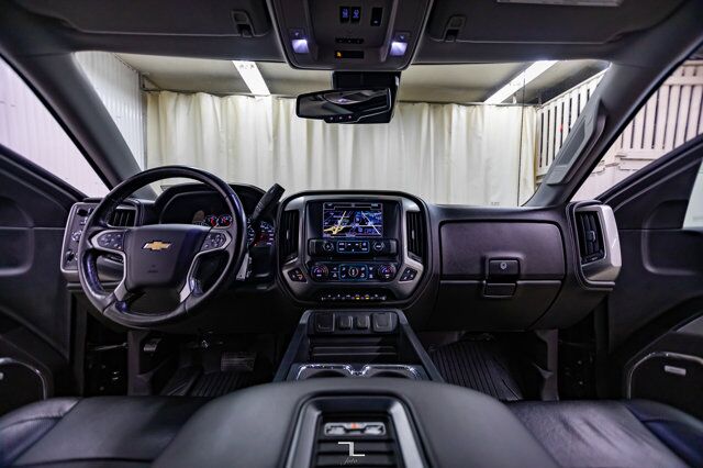 2017 Chevrolet Silverado 1500 4x4 Crew Cab LTZ Z71 Leather Roof Nav 6&quot; Lift Red Deer AB