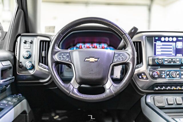 2017 Chevrolet Silverado 1500 4x4 Crew Cab LTZ Z71 Leather Roof Nav 6&quot; Lift Red Deer AB