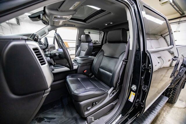 2017 Chevrolet Silverado 1500 4x4 Crew Cab LTZ Z71 Leather Roof Nav 6&quot; Lift Red Deer AB