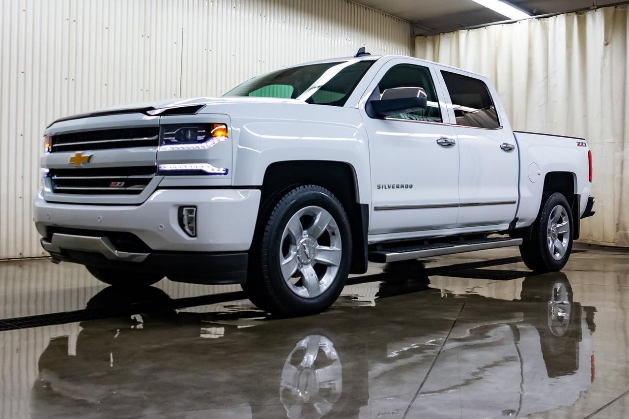 2017 Chevrolet Silverado 1500 4x4 Crew Cab LTZ Z71 Leather Roof Nav BCam Red Deer AB