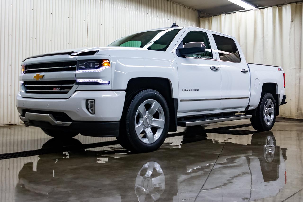 2017 Chevrolet Silverado 1500 4x4 Crew Cab LTZ Z71 Leather Roof Nav BCam Red Deer AB