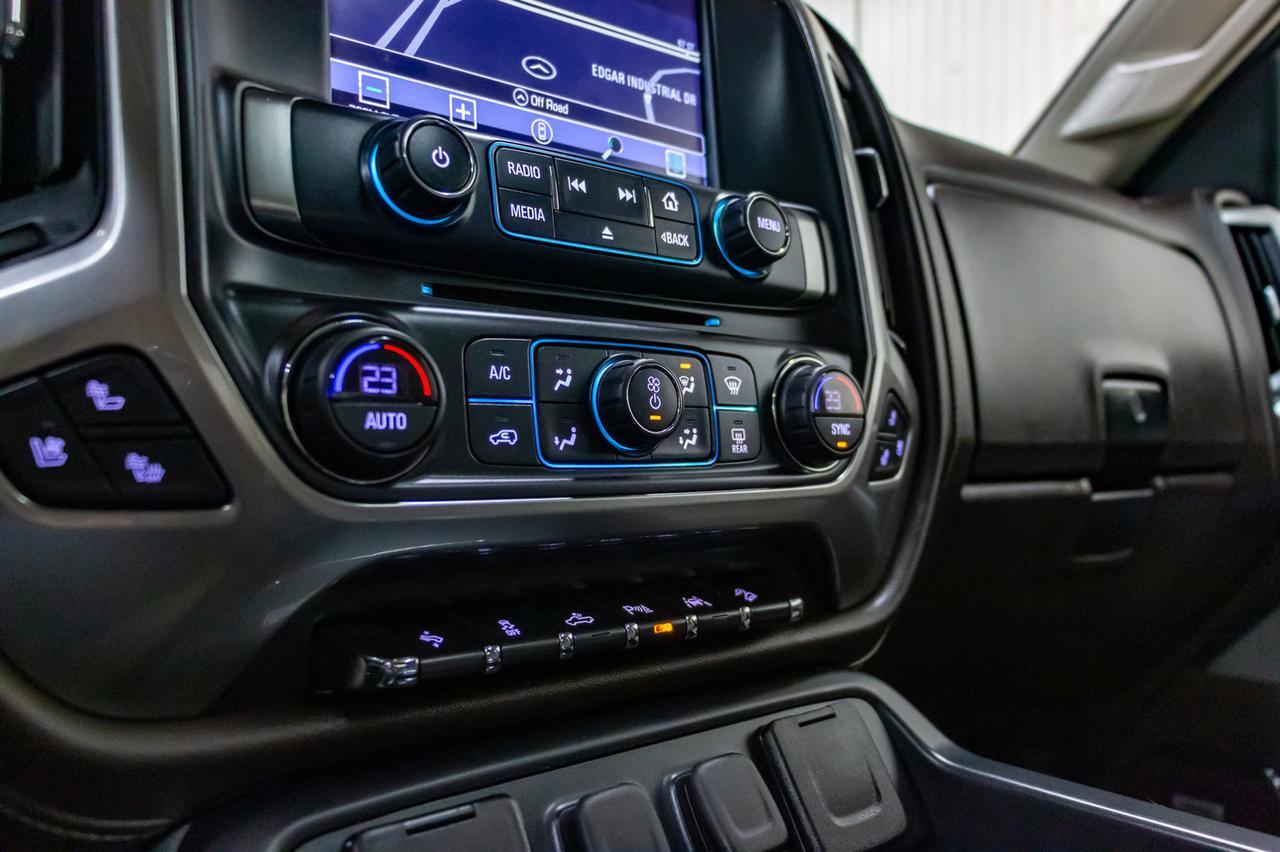 2017 Chevrolet Silverado 1500 4x4 Crew Cab LTZ Z71 Leather Roof Nav BCam Red Deer AB