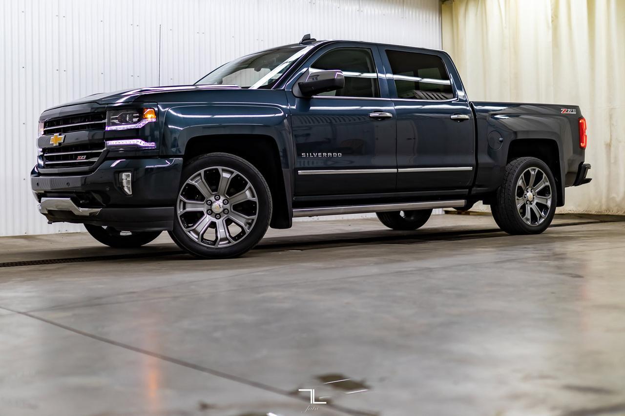 2017 Chevrolet Silverado 1500 4x4 Crew Cab LTZ Z71 Leather Roof Nav Red Deer AB