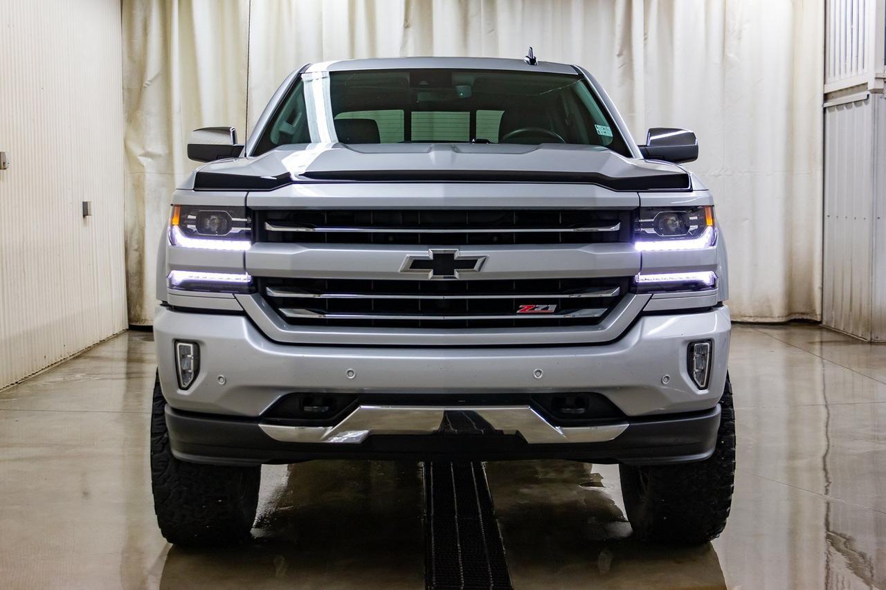 2017 Chevrolet Silverado 1500 4x4 Crew Cab LTZ Z71 Lift Leather Roof Nav Red Deer AB