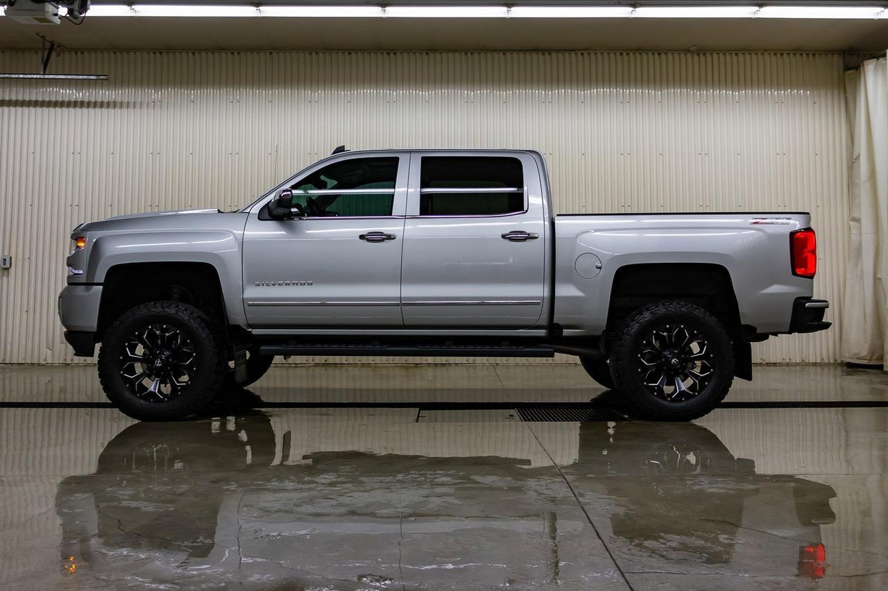 2017 Chevrolet Silverado 1500 4x4 Crew Cab LTZ Z71 Lift Leather Roof Nav Red Deer AB